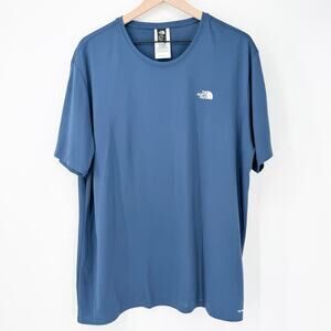 The North Face Men’s XL Tee Blue Performance FlashDry Outdoor Active Workout